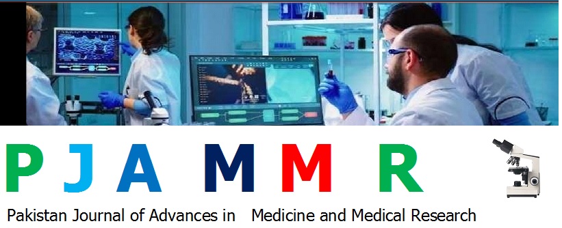 					View Vol. 2 No. 02 (2024): Pakistan journal of Advances in Medicine And Medical Research (Jan-June-2024)
				